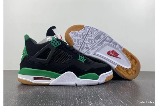 Black Jordan Retro DR5415-030 4 Green  DR5415-030   SB 0201